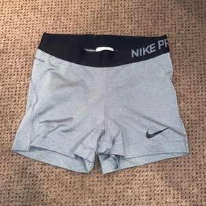 Gray Nike Pros